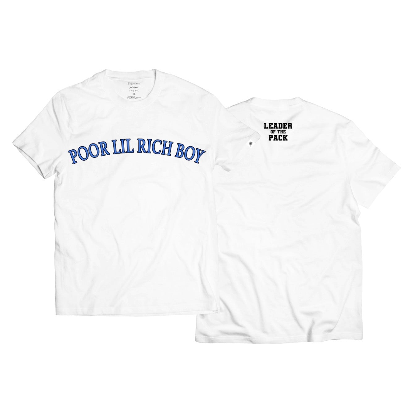 Banner Tee - White/Royal