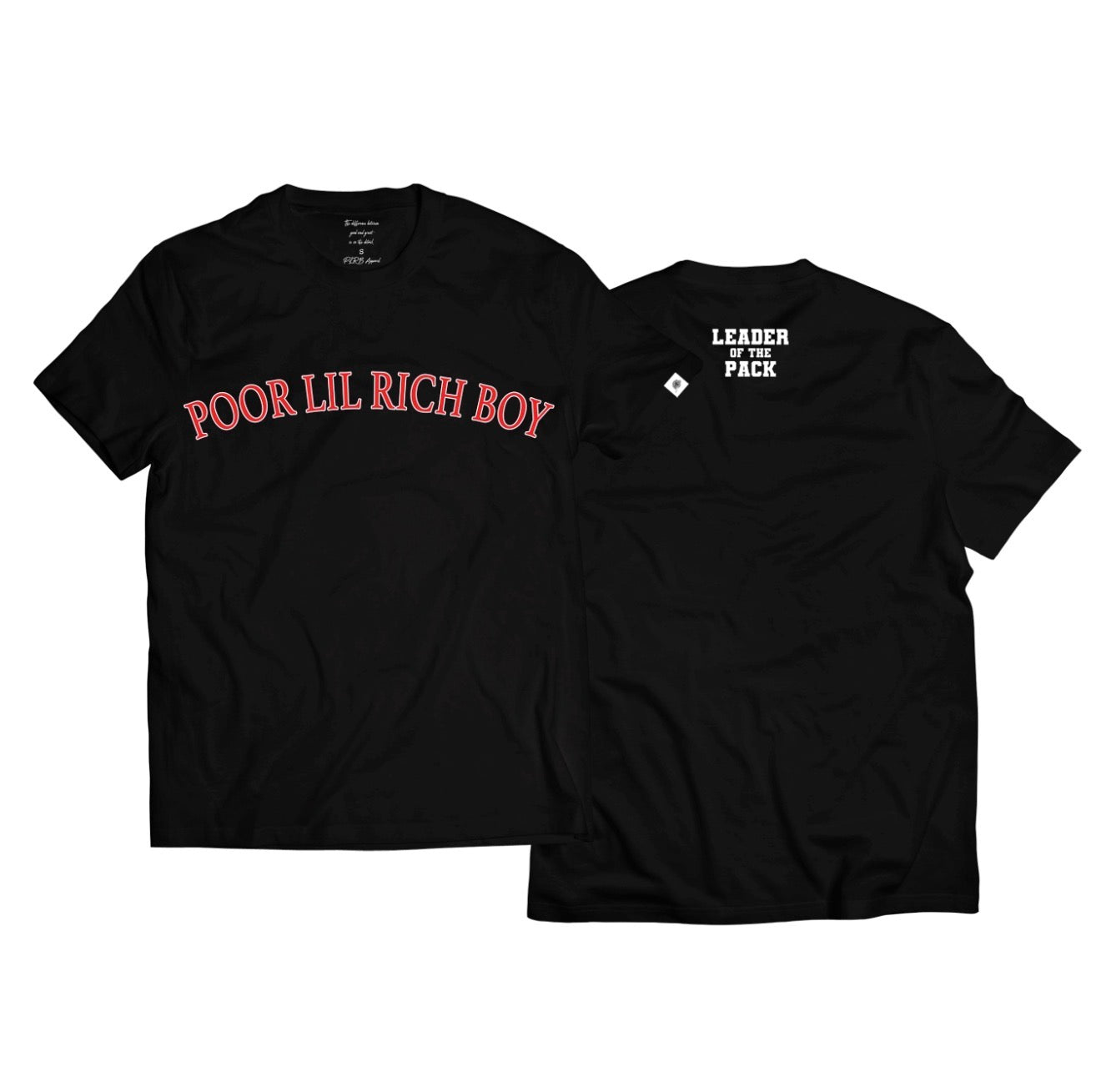 Banner Tee - Black/Red